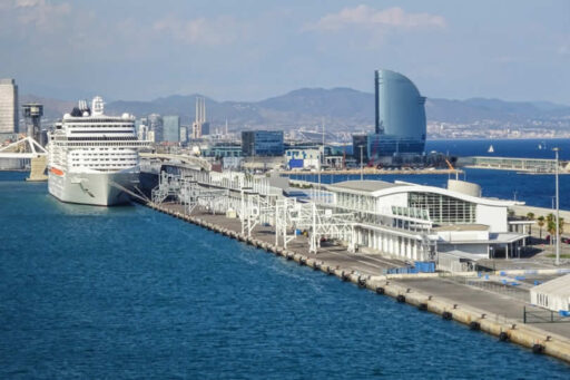 Port of Barcelona cruise ship and terminals