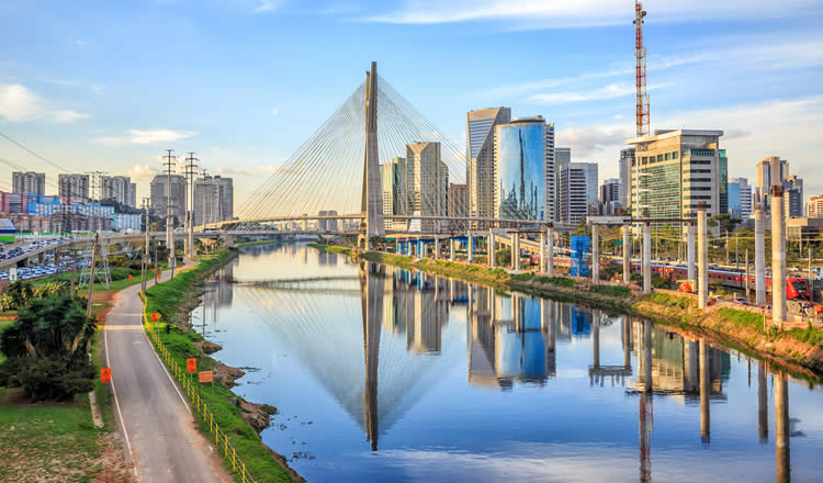 Downtown Santos Brazil