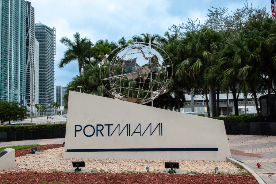 PortMiami sign