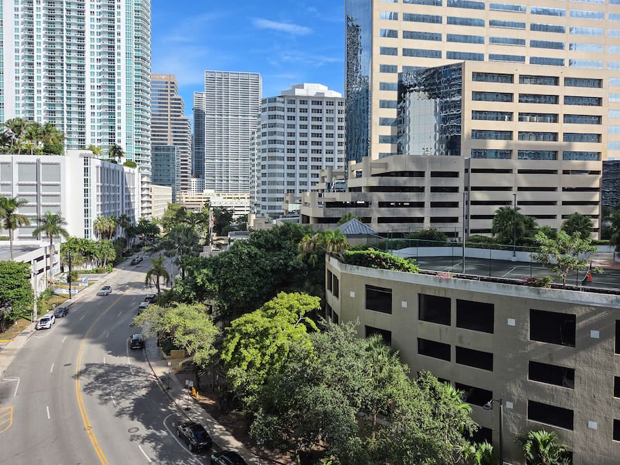 View of Brickell, just south of downtown Miami
