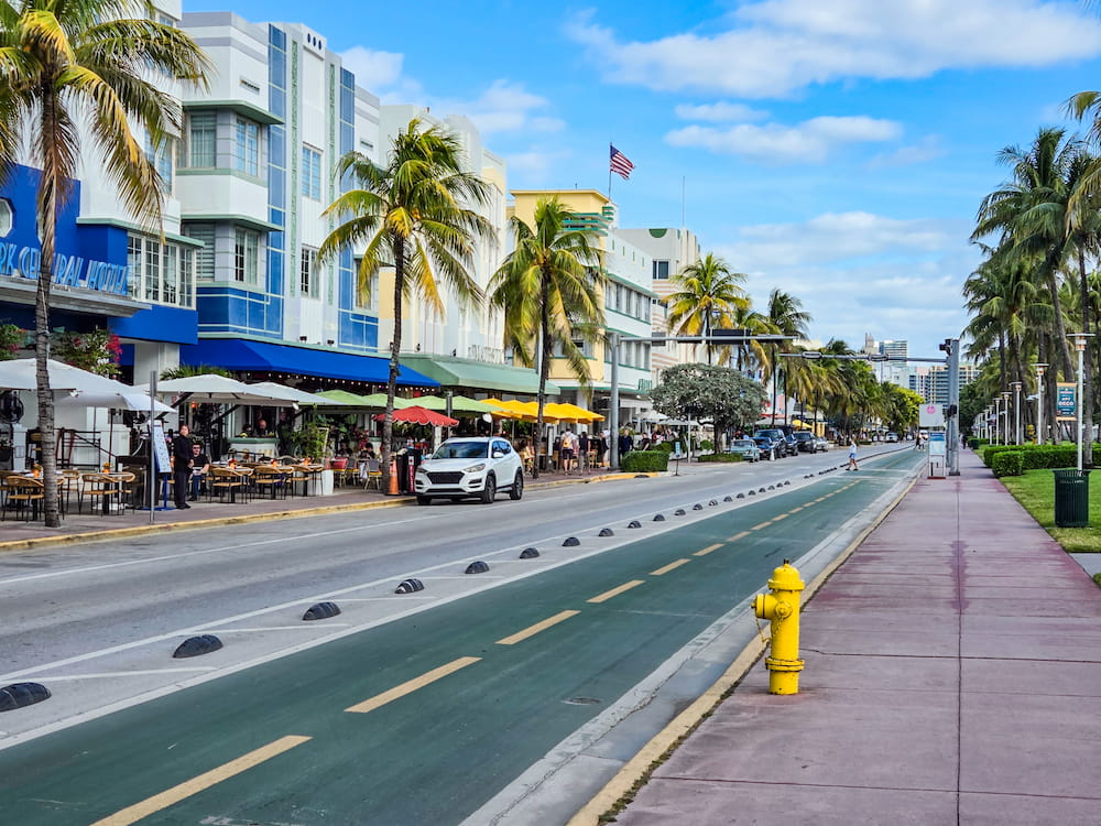 Ocean Drive in South Beach