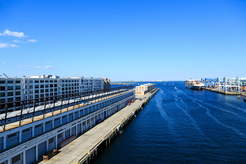 Boston cruise terminal in Seaport district