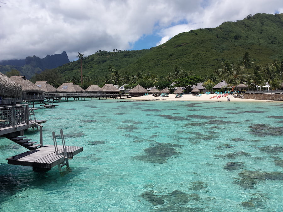Mo'orea French Polynesia overwater bungalows
