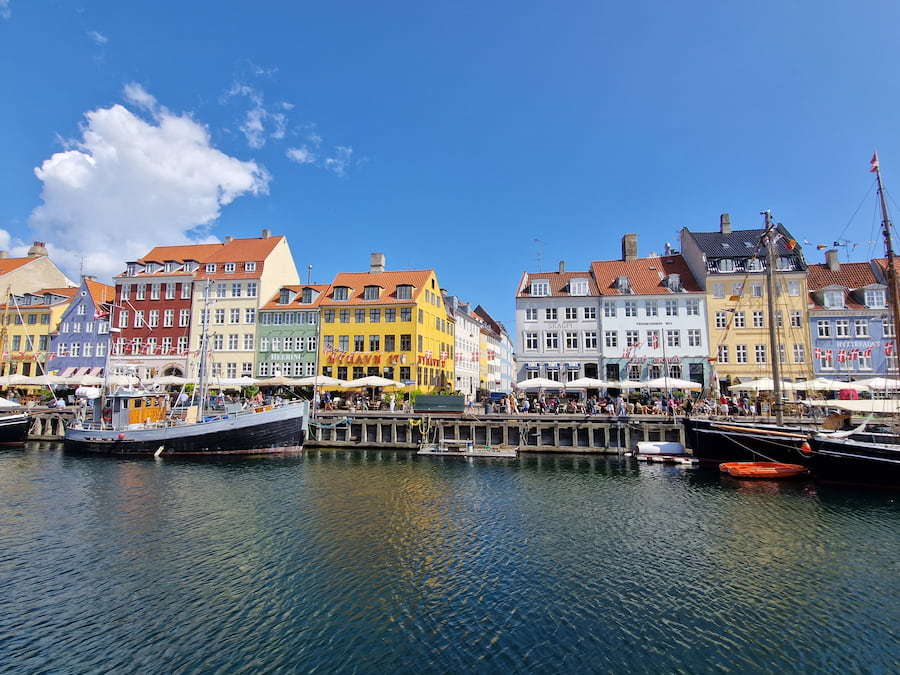 Nyhavn Copenhagen in summer