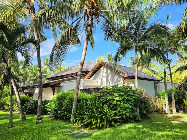 Garden at suites of LUX le morne hotel