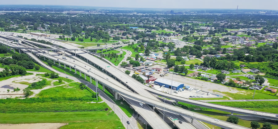 Highway near New Orleans